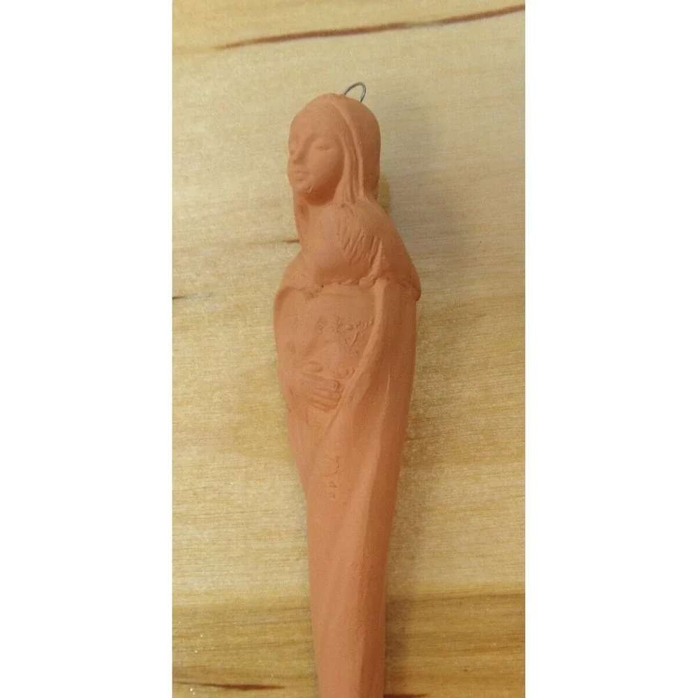 Pencil Terra Cotta Christmas Ornament 8